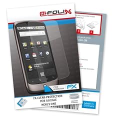 FoliX FX-Clear Displayschutzfolie f�r Google Nexus One / NexusOne-Phone Nexus1 HTC-Nexus-1 - Displayschutz kristallklar