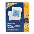 Avery Personal Creations Textured Heavyweight Note Card and Envelopes, 4-1/4 x 5-1/2, 50 per Box (3379)