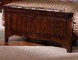 Solid Collection King Panel Footboard (Chocolate Oak)