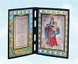 OL of the Angels Stained Glass Plaque in Spanish, 10" x 7" - MADE IN ITALY