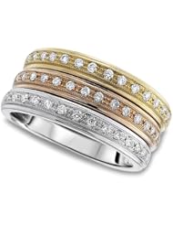 0.39 Ct. Diamond Rings in 18k White/yellow/rose Gold