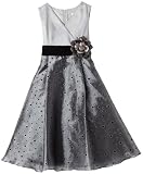 Rare Editions Girls 7 - 16 Satin Glitter Dress - cod. B002TOJH6S