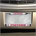 Detroit Pistons Chrome License Plate Frame