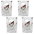 Phoenix Coyotes NHL 4pc Square Shot Glass Set by Great American Products