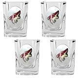 Phoenix Coyotes NHL 4pc Square Shot Glass Set