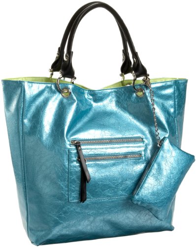 SR SQUARED by Sondra Roberts Metallic Tote