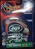 New York Jets 1999 Corvette NFL Diecast 1:64 Scale with Display Stand by Winner's Circle WC