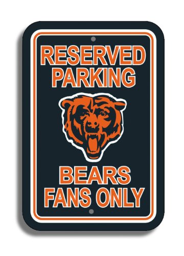 NFL Chicago Bears Plastic Parking Sign