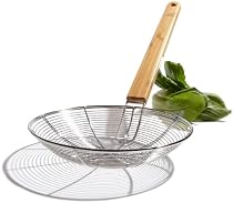 Tom Douglas by Pinzon Stainless-Steel Skimmer with Bamboo Handle