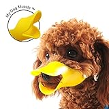 ★ Best Seller ★ My Dog Muzzle Size L ✔ Protect Children From Biting Pets ✔ Stops or Reduces Barking and Biting ✔ Duck Muzzle for Dog ✔ Safe and Soft Rubber Material ✔ Adjustable Head Strap - 612