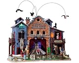 Lemax Spooky Town Village Collection Dead As A Doornail Morgue #85668