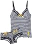 Baby Phat Women's Cami Cheeky Set,Stripe,Small