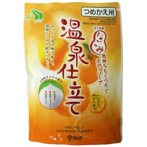 なごみ ボディソープ温泉仕立て のんびり柚子の香り つめかえ用 400ml