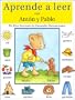 Aprende a leer con Ant�n y Pablo - Un libro ilustrado para aprender a leer.