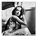 Danielle Darrieux B&W Matte Photograph - 12x12 Inches