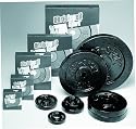 Christopeit Gusseisen Hantelscheibe 30 mm Schwarz