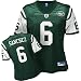 Mark Sanchez Green Reebok NFL Replica New York Jets Women's Jersey