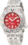 Momentum Men's 1M-DV82R0 Storm II Red Dial Steel Bracelet Watch