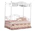 White Sweetheart Canopy Set White Metal Twin Daybed Day Bed