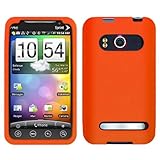 Cbus Wireless Orange Silicone Case / Skin / Cover for HTC EVO 4G