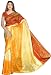 Bollywood Sari Kleid Tricolor Orange Gold Gelb CA124