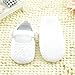 DZT1968® Baby Girl Soft Sole Cloth Mary Jane Shoes Prewalker with Bowknot (12~18 Months) White