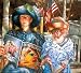 Blackjack by Louise Max. Size 36.00 inches width by 12.00 inches height. High Quality Art Poster Print