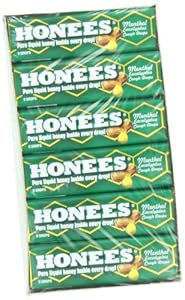 Ambrosoli Honees Menthol Eucalyptus Cough Drops, 9-Drop Bars (Pack of 24)