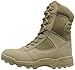 Ridge Footwear Men’s Tactical Boots Dura Max 8” with Zipper Sand Suede Leather Waterproof Coyote Oil & Slip Resistant Boots