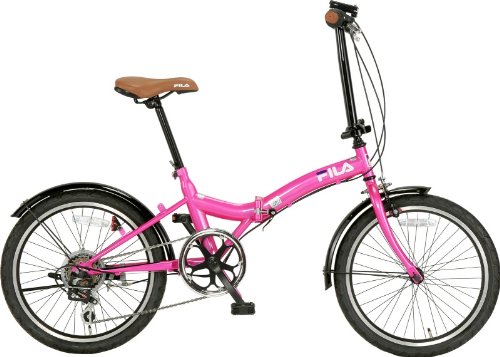 FILA(フィラ)シマノ6段変速20インチ折りたたみ自転車FILA FL-206TE ピンク FL-206TE