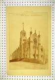 1894 EXTERIOR VIEW CHURCH ABBEYDALE SHARROW SHEFFIELD by old-print