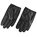 WARMEN Classic Men's Leather Driving Police Tactical Short Wrist Length Gloves Simple Style