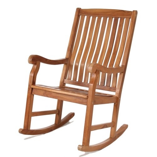 All Things Cedar Teak Rocking Chair
