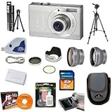 Canon PowerShot SD790 IS 10.0 Megapixel Digital Camera + Lenses + Filters + 2GB Memory & Pro Accessory Kit