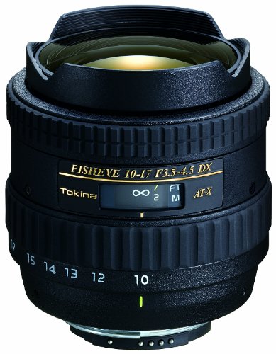 Tokina AT-X 10-17mm/f3.5-4.5 DX Nikon Weitwinkel-Fisheyeoptik Zoom f&uuml;r Nikon Preisvergleich