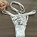 Photno Underwear, Women Lingerie Corset Lace Push Up Vest Top Bra+Pants Set Underwear Suit (L) White