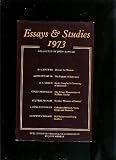 Essays and studies. 1973 : being volume twenty-six of the new series of 'Essays and Studies' collected for the English Association