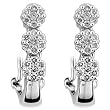 14K White Gold Diamond Earrings