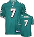 Chad Henne Jersey: Reebok Authentic Aqua #7 Miami Dolphins Jersey - 52