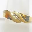14K Yellow Gold Diamond Man's Ring