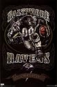 Baltimore Ravens (Mascot, Grinding It Out Since 1996) Sports Poster Print - 22" X 34"