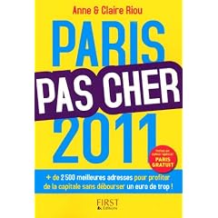 Paris pas cher 2011