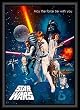 Star Wars - Hauptplakat, 3D Poster Gerahmt 3D-Poster (gerahmt) (70 x 50cm)