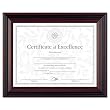 DAX Document Frame, Insert 8-1/2 x 11 Inches, Frame 10-1/2 x 13 Inches, Rosewood/Black (DAXN15786NT)
