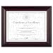 Dax Desk/Wall Photo Frame, Wood, 8-1/2 x 11 Inches, Rosewood/Black (N15786NT)