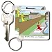 Why Giraffes Make Bad Neighbors - No Privacy - Set Of 4 Key Chains
