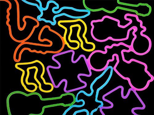Rubberband Bracelets Rock n Rebel Fun Shapes Rubber Band Bracelet (12 Pack) 51m%2BzqiGdFL Rubberband Bracelets Rock n Rebel Fun Shapes Rubber Band Bracelet (12 Pack)