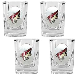 Phoenix Coyotes NHL 4pc Square Shot Glass Set by Great American Products