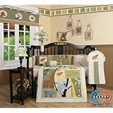 Boutique Brand New GEENNY Safari, Jungle Animals 13PCS CRIB BEDDING SET