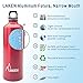 Laken Futura Water Bottle Narrow Mouth Screw Cap with Loop and Carabiner - 34.